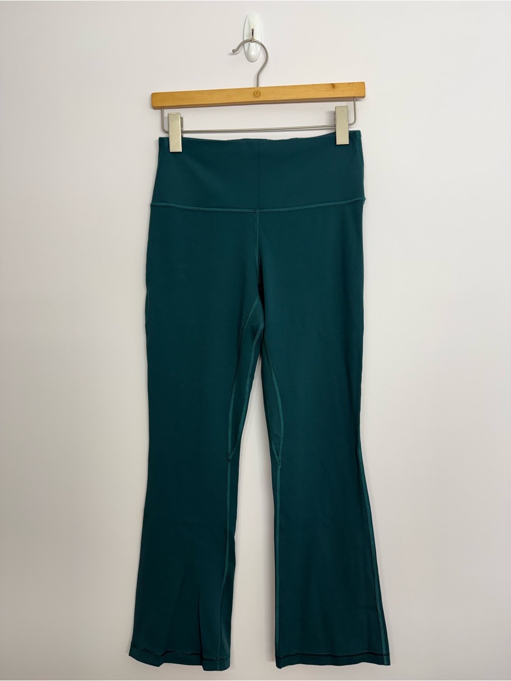 Lululemon Align High-Rise Mini-Flared Pant Storm Teal Size 8 27.5” Inseam